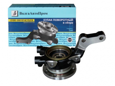 Кулак поворотный левый 2108 с подшипником и ступицей в сборе 2108-3001015СБ